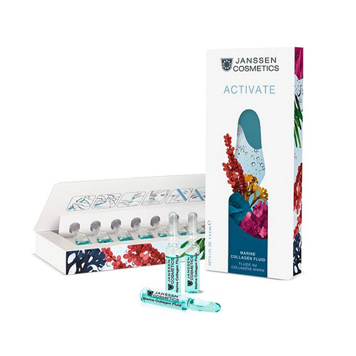 Janssen Ampoules Marine Collagen Fluid - Зміцнююча антивікова сироватка
