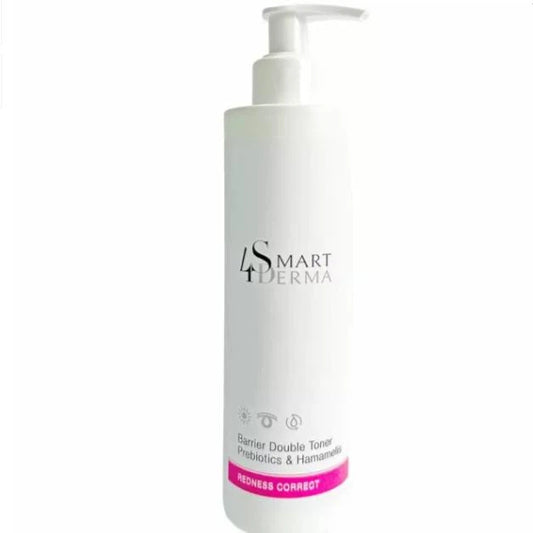Зміцнювальний 2Х-фазний тонер для чутливої та куперозної шкіри/ Smart4Derma Redness Corect Barrier Double Toner Prebiotics & Hamamelis 250мл