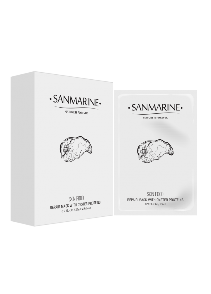 Гідрогелева маска для обличчя з екстрактом устриць / HYDRA-GEL OYSTER MASK (1шт)