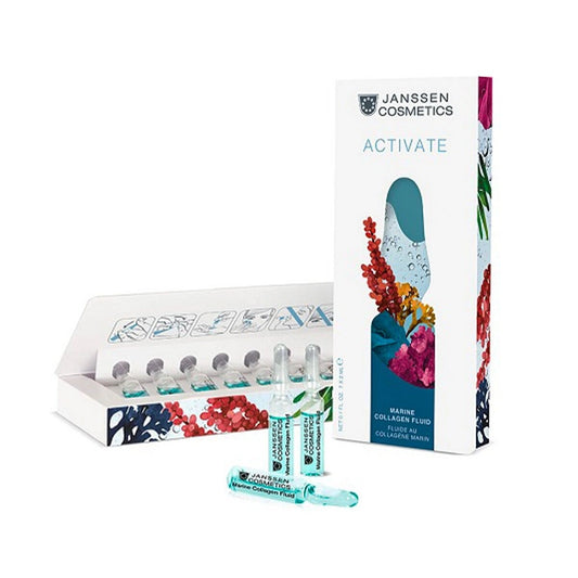 Janssen Ampoules Marine Collagen Fluid - Зміцнююча антивікова сироватка